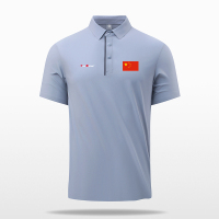 体育生/TIYUSHENG 冰丝迪桑特POLO衫2024夏季新款 M 兰灰