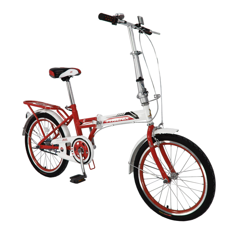 凤凰phoenix折叠自行车成人男女儿童20寸学生单车