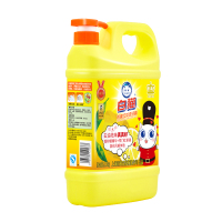 白猫洗洁精柠檬红茶1.5kg家庭装按压瓶洗洁精家用洗涤剂洗碗 单瓶