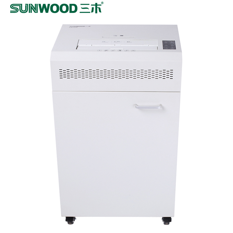 三木(SUNWOOD)CM105D超凡锰钢侠系列碎纸机 四级保密120分钟连续碎纸每分钟可碎25张A4纸 双入口