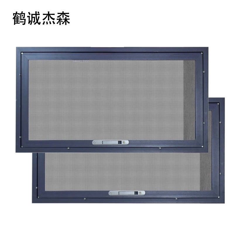 鹤诚杰森 铝合金纱窗单门(带外框或增高,可订制)800*2000以内个高清大图