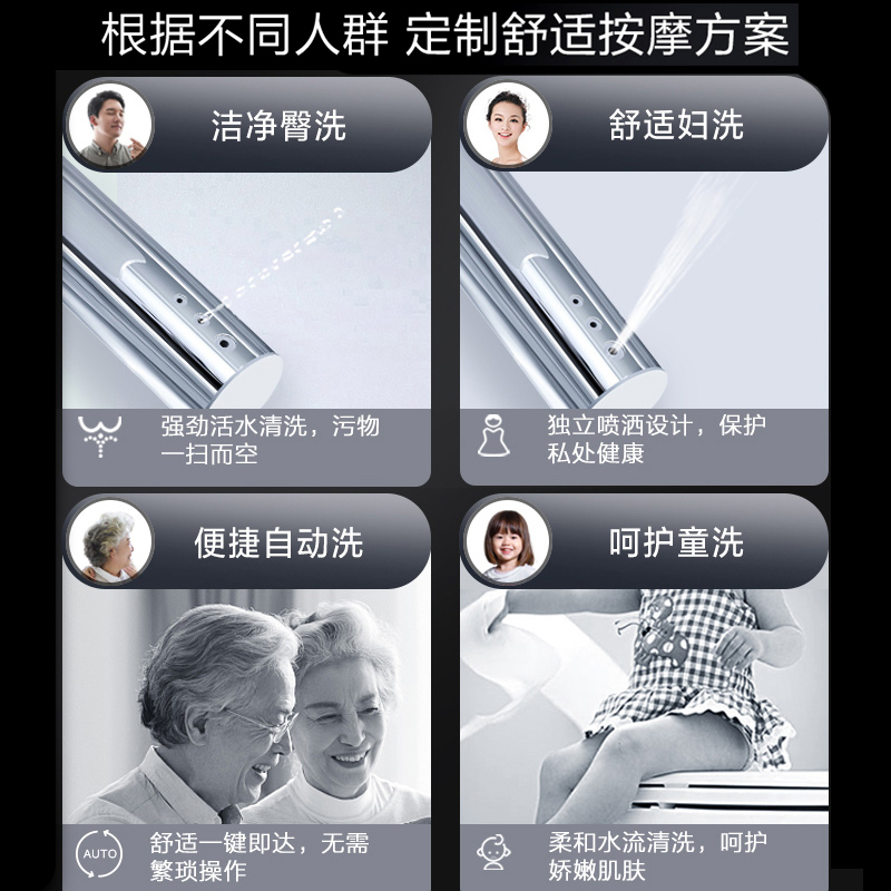 海尔智能马桶零水压·翻盖物联高端款HR7-D28U1 400坑距