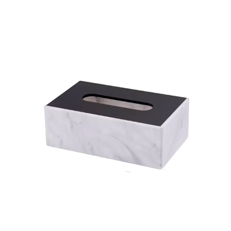 若叶之季 LR-ZJH001 21*11.5*5.7CM 纸巾盒 (计价单位:个) 水墨白高清大图