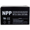 NPP耐普NP12-12 工业电池蓄电池通信机房UPS电源电梯监控玩具电动车铅酸免维护蓄电池12V12AH