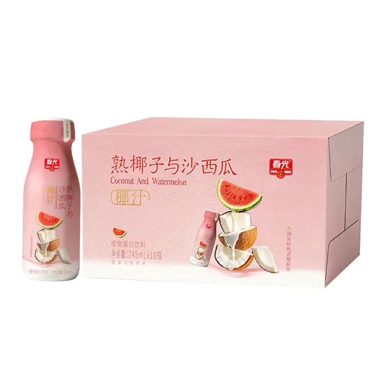 春光 熟椰子和沙西瓜椰汁2450ml瓶/箱
