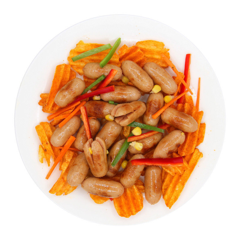 伊赛(yisai) 牛肉玉米肠*1袋装 240g 国产生鲜牛肉丸子香肠火锅烧烤麻辣烫食材