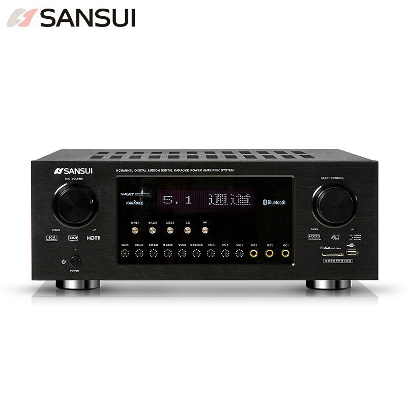 山水 SANSUI DM-10A 家庭影院功放机 5.1声道