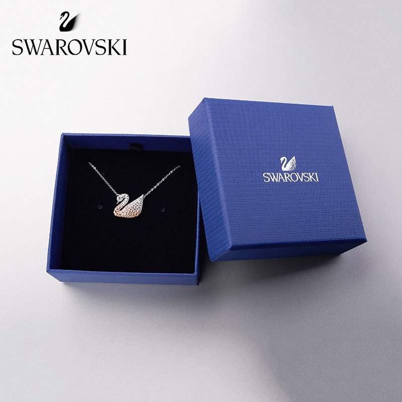 [直营]施华洛世奇(SWAROVSKI) ICONIC SWAN 小天鹅水晶 女士项链锁骨链欧美风格 人造水晶 送恋人