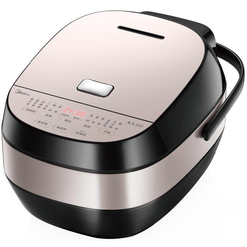 美的(Midea)电饭煲电饭锅IH电磁加热4L智能预约电饭煲触摸操控精铁厚釜内胆电饭煲MB-HS4068