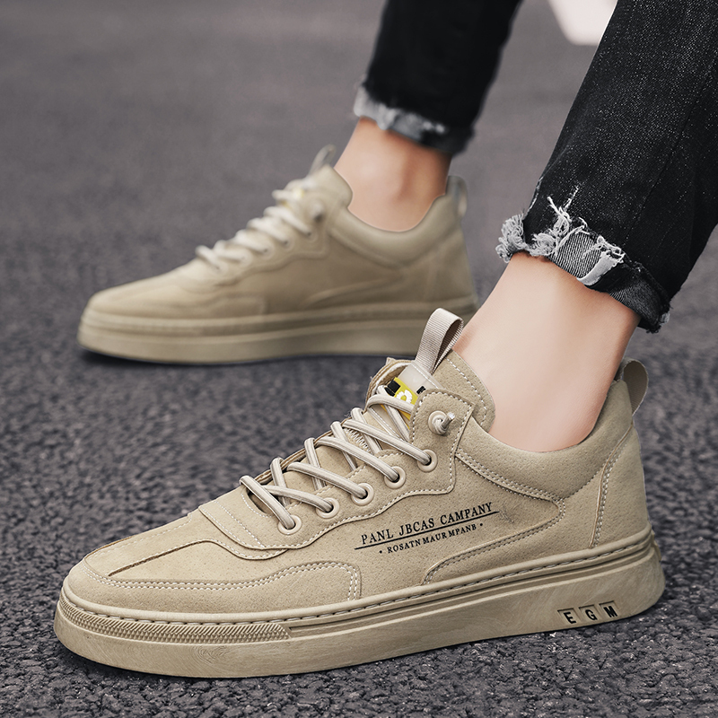 男士板鞋休闲鞋男英伦风复古厚底男鞋时尚日常休闲运动鞋子