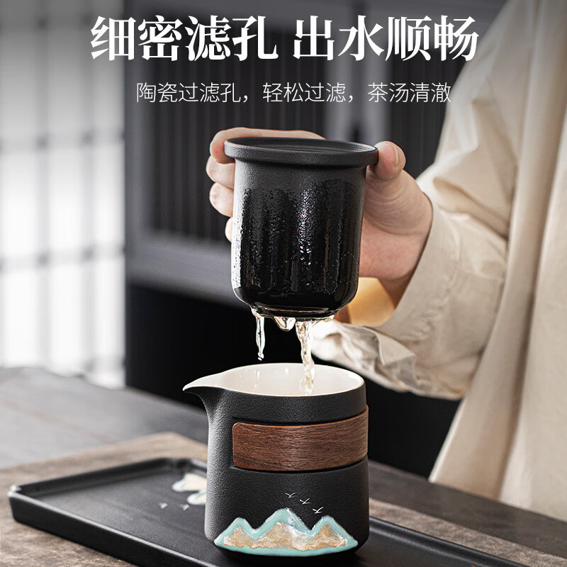 定制茶具套装万里山河5件套