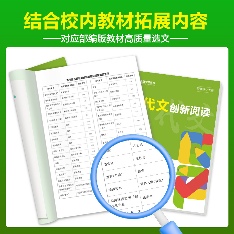 现代文创新阅读 七年级/初中一年级 [正版]2024全品专项系列七年级八九年级语文现代文创新阅读考场写作技法与素材数学专