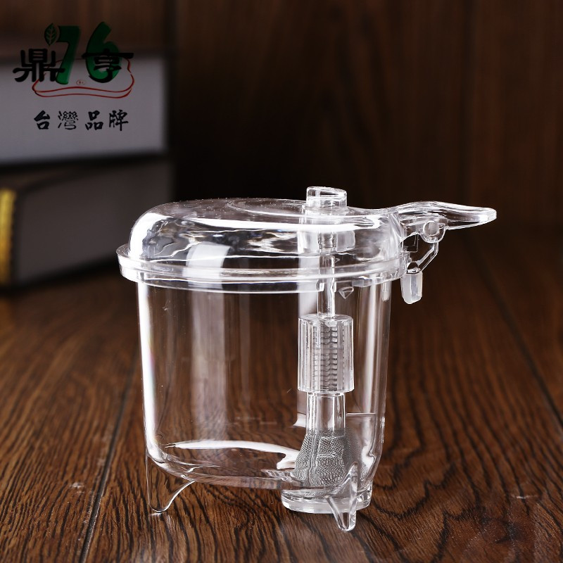 鼎亨台湾76飘逸杯泡茶杯耐热过滤玻璃茶具茶水分离沏茶杯办公室个