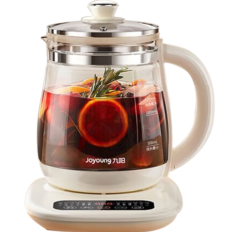 九阳 K15D-WY360 养生壶 家用多功能可预约养生壶不锈钢花茶壶可拆卸茶篮 1.5L