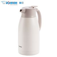 象印（ZO JIRUSHI） 不锈钢真空保温壶SH-HS19C大容量家用保温瓶热水瓶暖壶咖啡壶办公水壶 1.9L