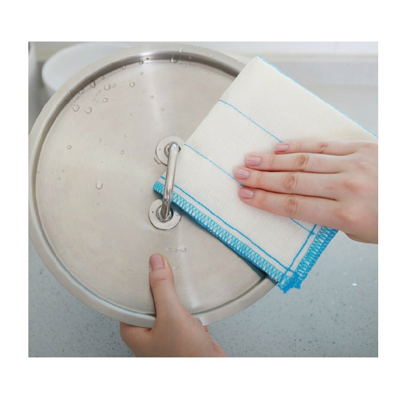 3M思高 吸水抹布 6层网面瞬洁百洁布 厨房抹布木浆洗碗布海绵擦海绵布3包