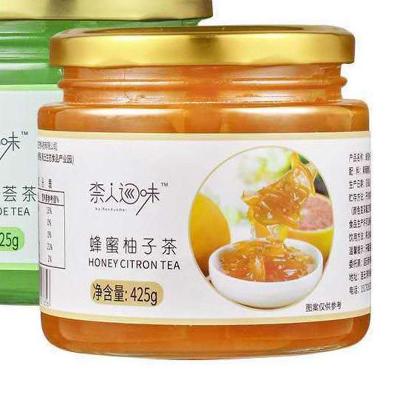 盾皇蜂蜜柚子茶酱 芦荟茶料冲饮花茶浆水果茶浆奶茶原料专用 柚子茶