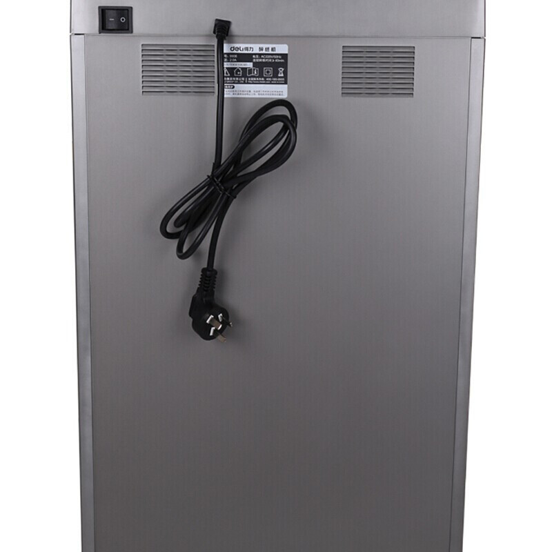 得力14461碎纸机 40分钟持续碎纸20L 2*12mm米粒状碎纸机(金属灰)高清大图