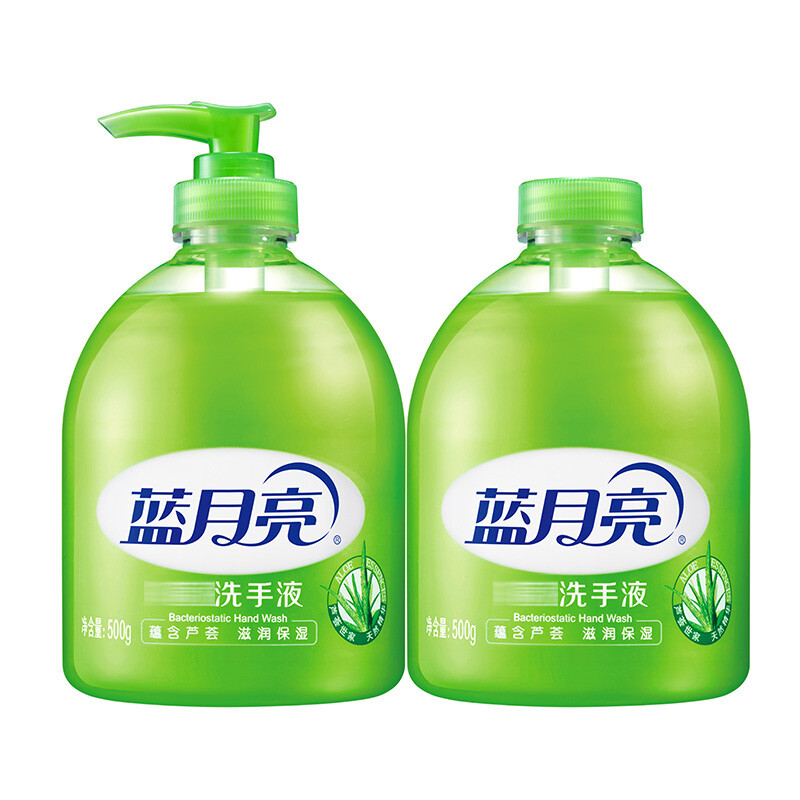 蓝月亮芦荟洗手液500g*3+芦荟洗手液500g*3-10001018 清洁去污高清大图