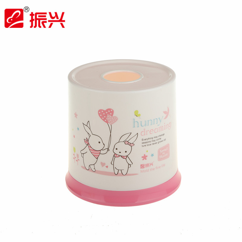 振兴圆形卷纸筒纸巾抽筒 家庭塑料纸巾盒圆形抽纸巾盒 纸巾筒 颜色随机