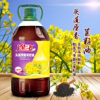 [满55减11]逸飞 头道原香菜籽油5L 食用油