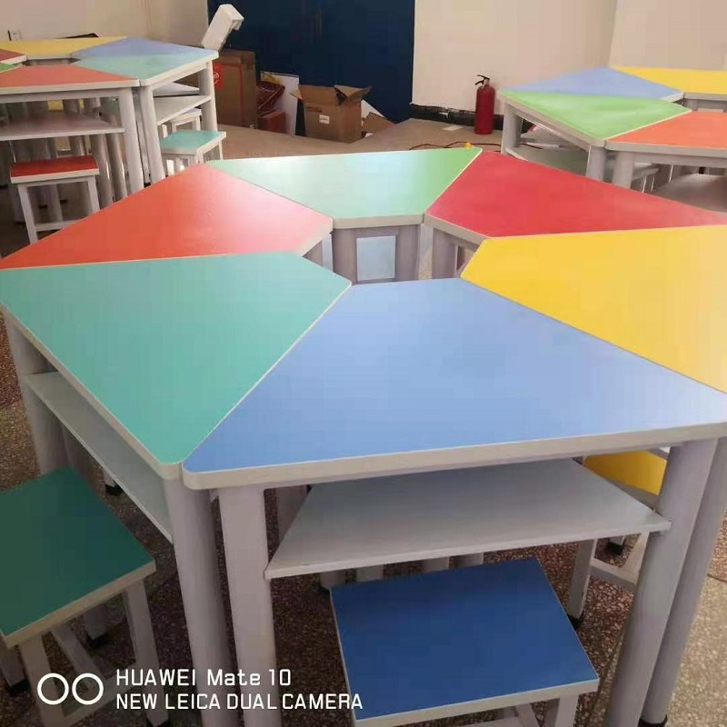 首指(SZ)彩色课桌椅/SZ-CS1高清大图