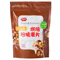 福事多混合坚果水果烘焙谷脆燕麦片300g 黄桃脆 冲饮营养速食代餐 营养代餐 麦片