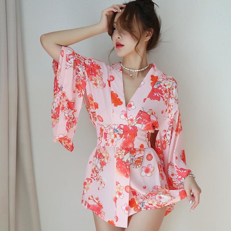 长夜漫漫新款日式和服诱惑性感情趣内衣可爱俏皮角色扮演代发1217