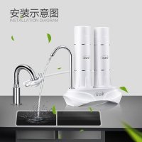 安之星水龙头净水器家用直饮厨房自来水前置过滤器陶瓷台式净水机 安之星AZX-JSQ-12
