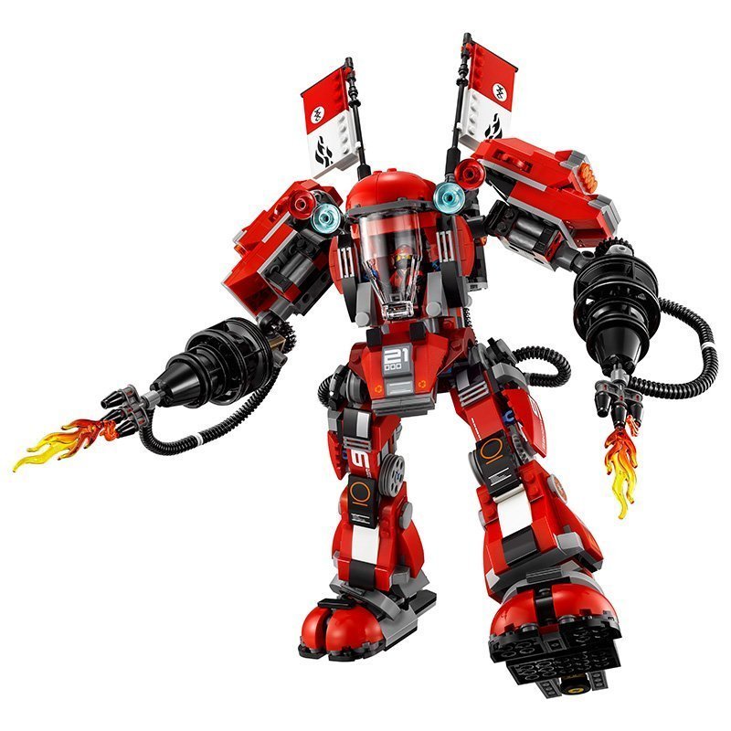 乐高(LEGO)忍者大电影系列 儿童拼插积木塑料玩具 (火忍者的超級爆炎机甲70615) 9-14岁 200块以上