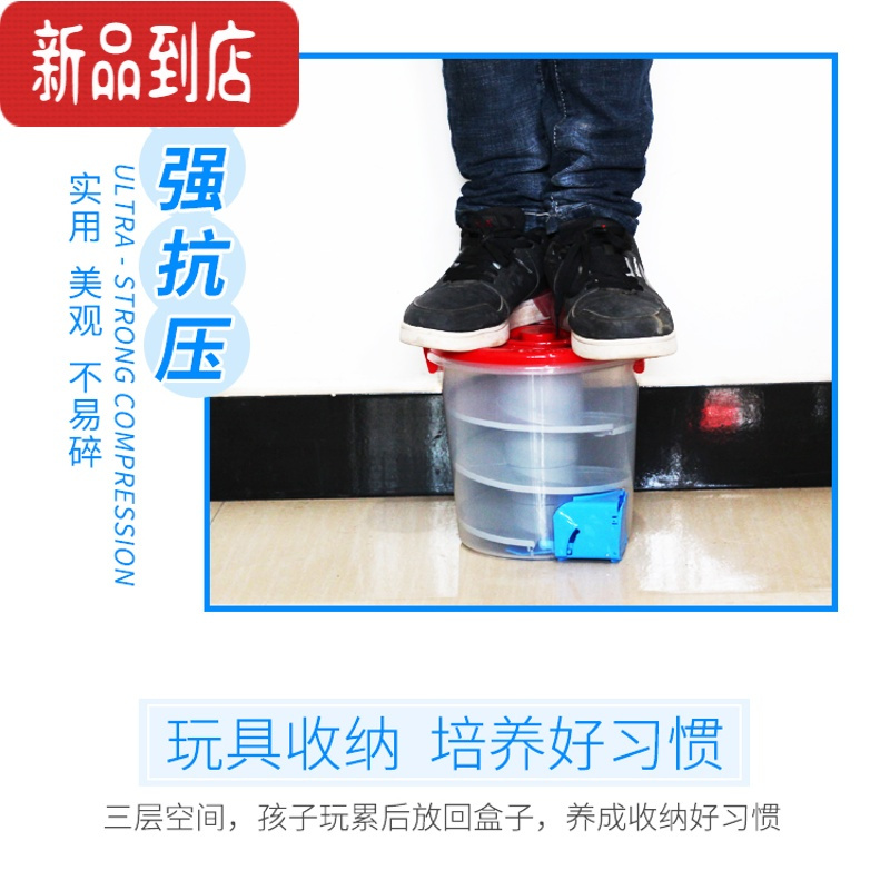 真智力合金滑翔车轨道滑行工程英雄消防儿童男孩小汽车收纳盒玩具溜溜桶 溜溜桶空桶不带车