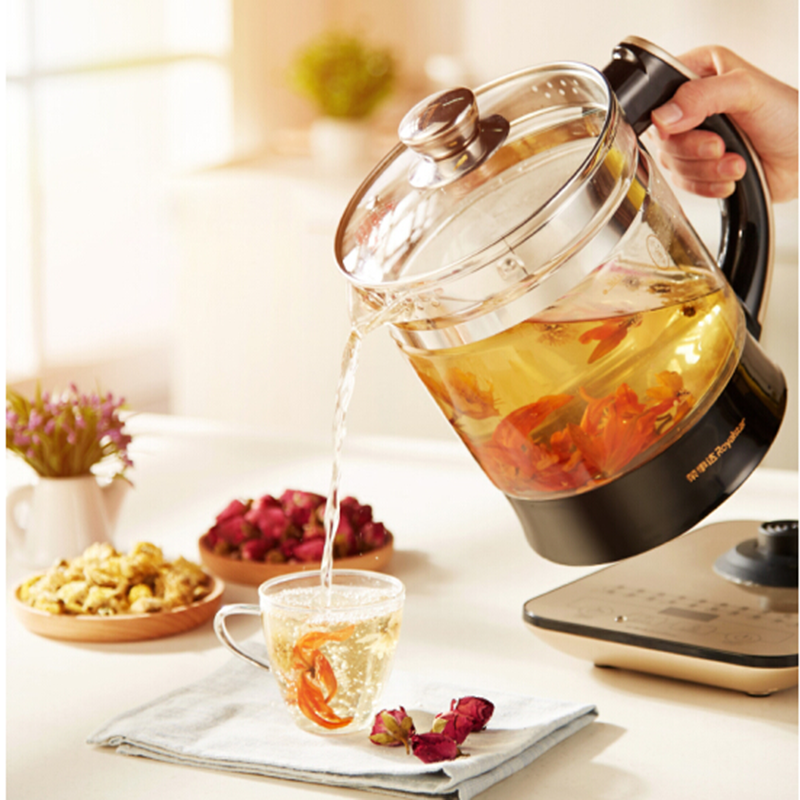 荣事达养生壶加厚玻璃全自动多功能煎药壶2l升大容量煮茶器壶