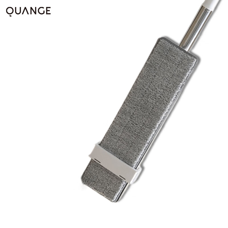 全格(Quange) 拖把免手洗45CM超大号平板拖把 共2块配布