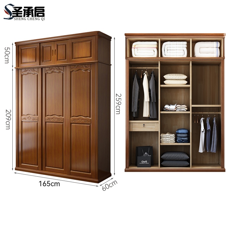 圣承启宿舍衣柜顶柜款台高清大图