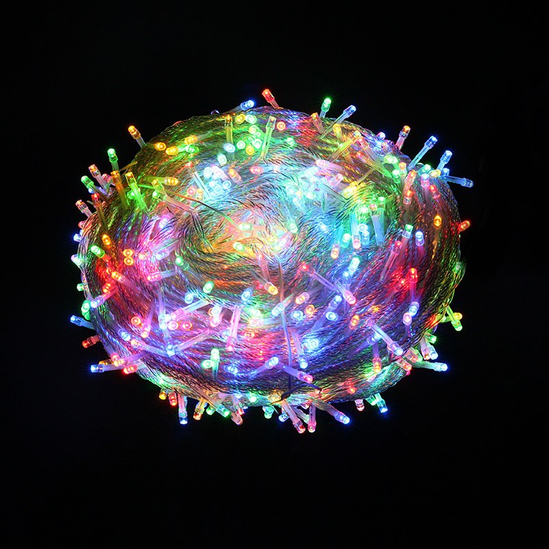 led小彩灯闪灯串灯满天星户外七彩变色房间卧室布置装饰灯星星灯