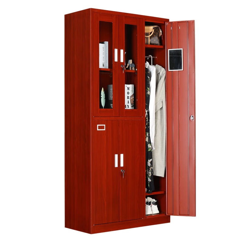 鑫睿辉 玻璃更衣柜1850*970*500mm 台高清大图