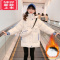 可莉允女童棉服冬装韩版2022新款女孩羽绒棉衣儿童加厚免洗外套洋气棉袄