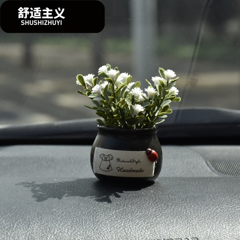 汽车香水车载沸石固体香薰摆件车用除味石头香薰创意车内饰品座式