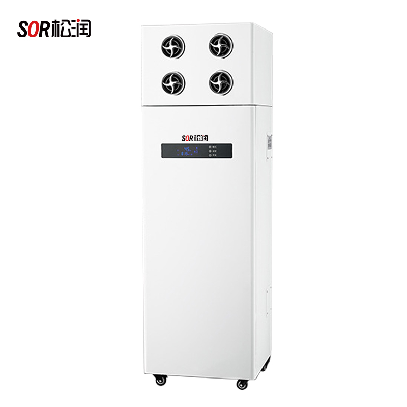 SOR松润商用柜式新风机 酒店餐厅饭堂单位厨房用 新风/排风双向同步置换 SOR-V302高清大图