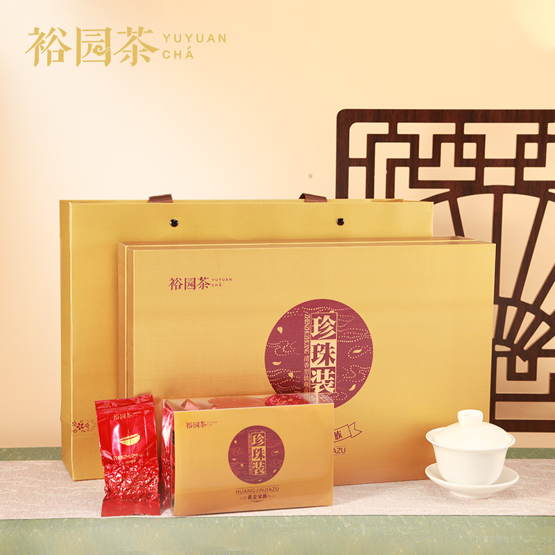 裕园茶业 茶叶 乌龙茶 2021新茶安溪铁观音清香型 礼盒装450g