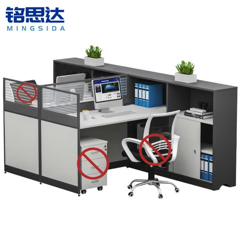 铭思达屏风工位1.72米对坐双人张高清大图