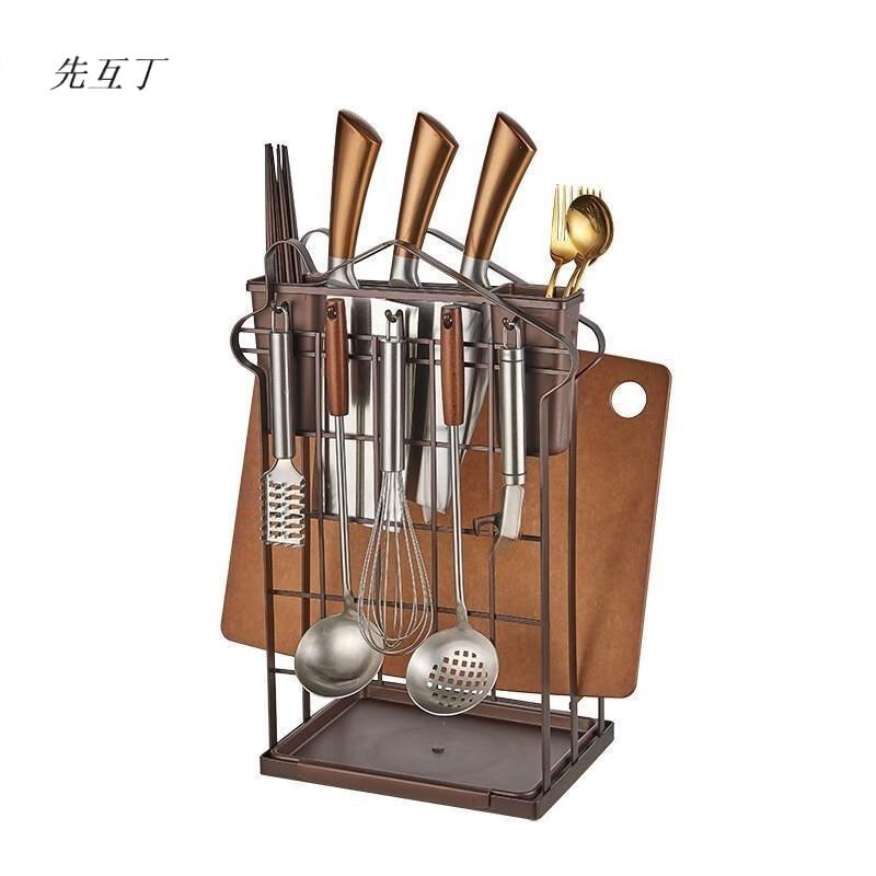 先互丁 碳钢多功能刀架置物架 28.5*18.5*43.8cm 个高清大图