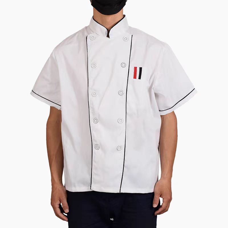鑫永安 短袖厨师服（下单请备注尺码）M-5XL 件