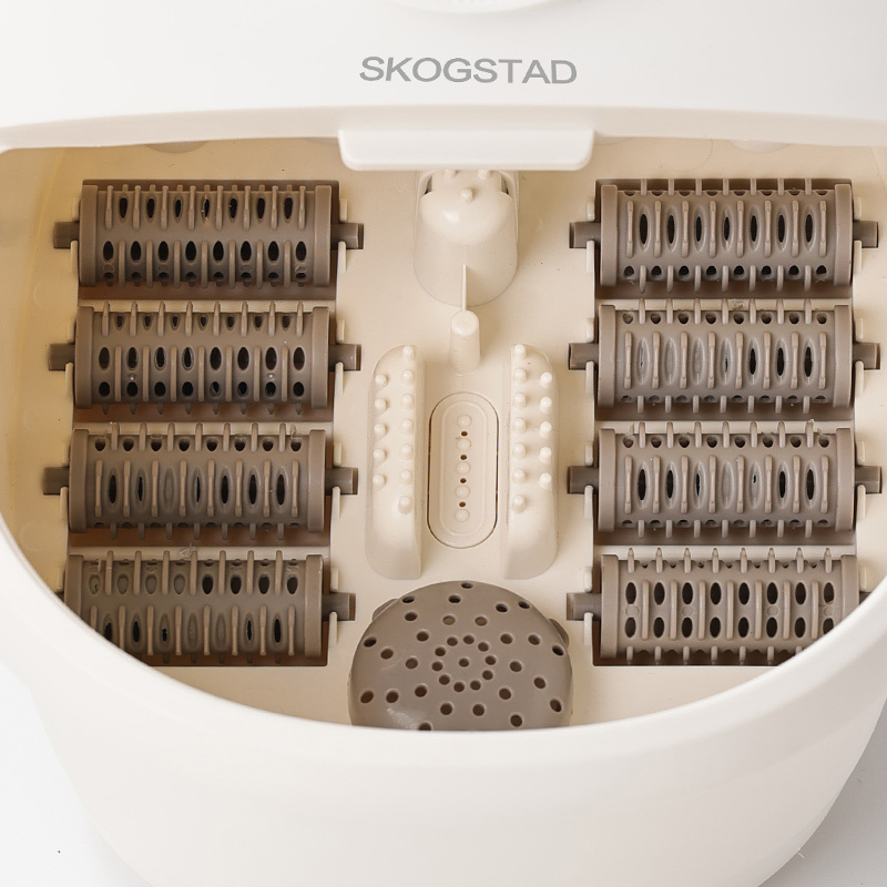 思嘉思达 富贵养生足浴桶 智能电动足底八轮按摩 小白桶加热恒温洗脚桶SKD-Z0222高清大图