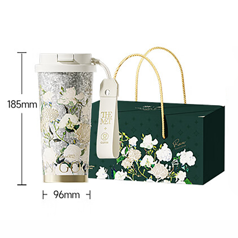 格沵 致敬梵高系列纯钛闪耀杯GE-MET24AW-B115 玫瑰 500ml