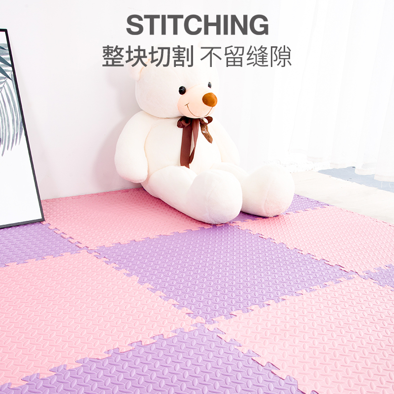 闪电客泡沫地垫拼接家用儿童爬爬垫卧室榻榻米加厚爬行垫海绵地板垫子
