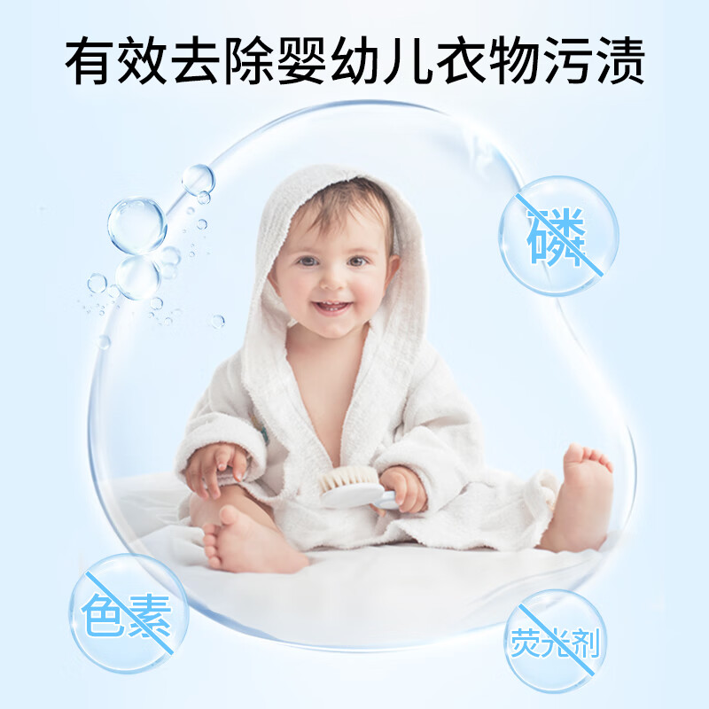 立白小白白 衣鞋去污泡泡净300g 泡立净免揉搓 爆炸盐去黄去渍高清大图