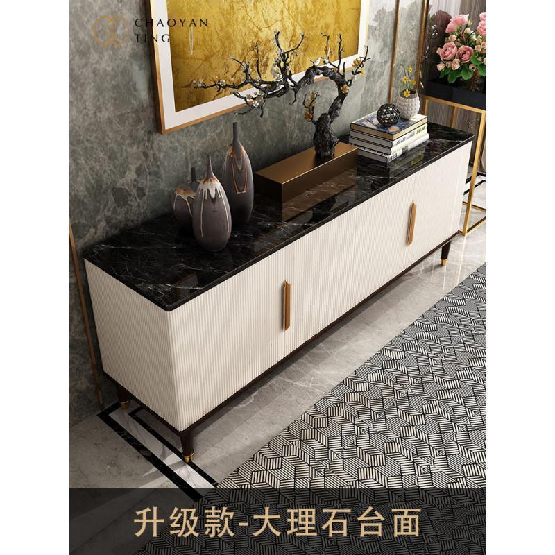 森美人客厅轻奢高电视柜后现代简约实木港式家具茶几电视柜组合地柜卧室高清大图