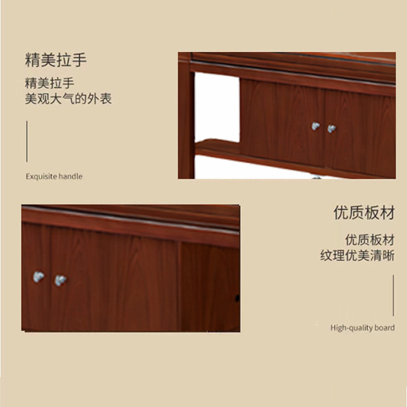 圣德列实木现代中式茶几SL-178 1600*800*560mm高清大图