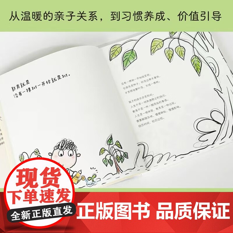 教育就是 没有一棵树一开始就是树 卷毛爸爸 著 家教高清大图